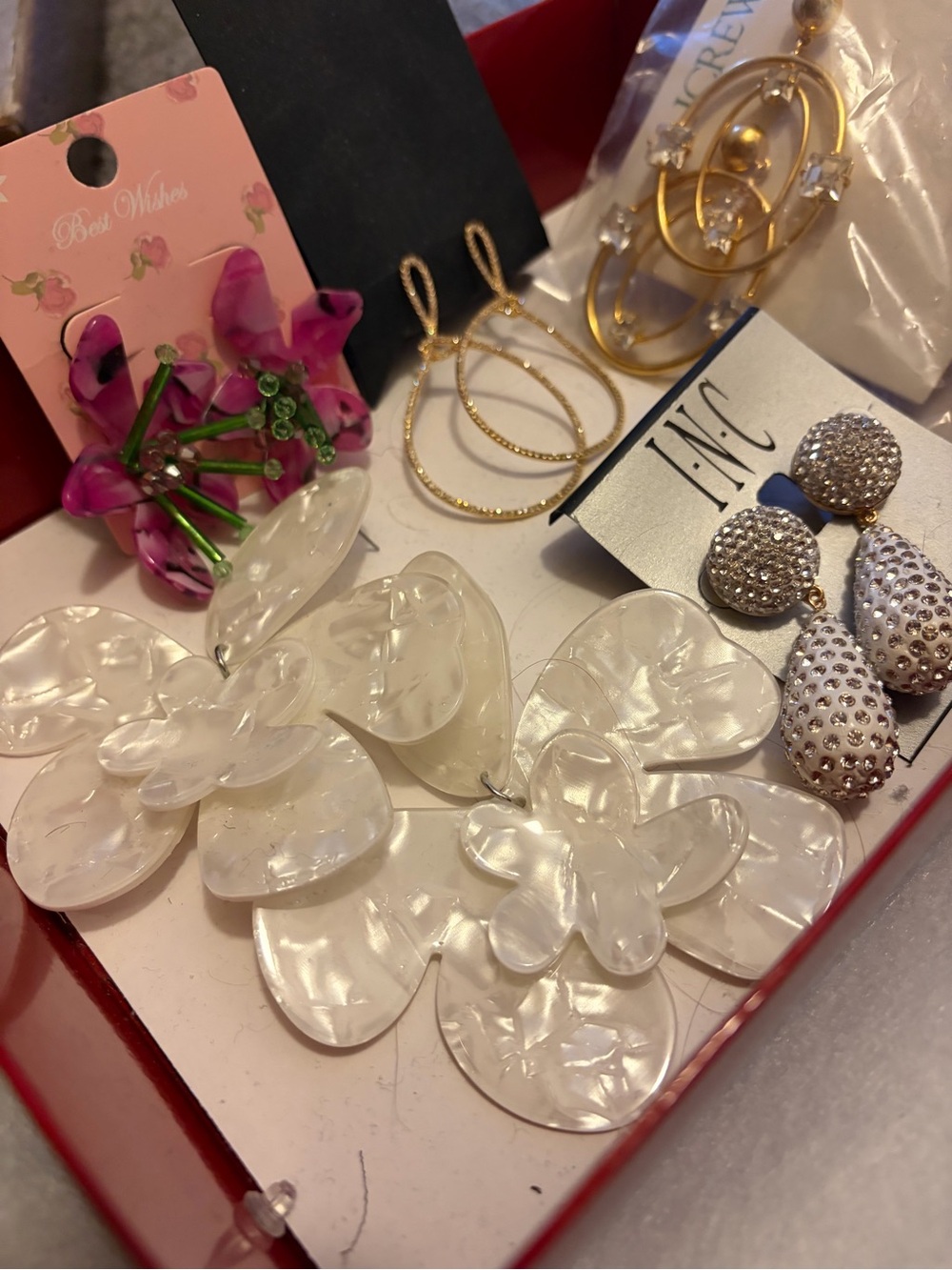 Lot of 5 Sets of Earrings
